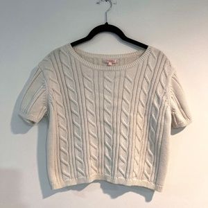 Lottie Moss Cropped Knit Top